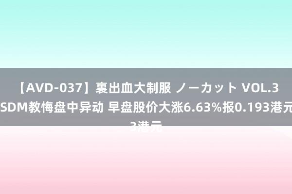 【AVD-037】裏出血大制服 ノーカット VOL.3 SDM教悔盘中异动 早盘股价大涨6.63%报0.193港元