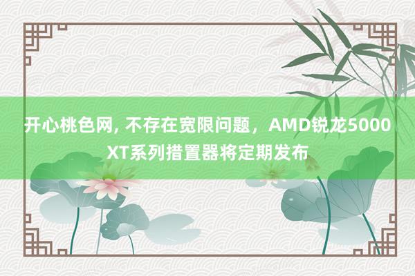 开心桃色网, 不存在宽限问题，AMD锐龙5000XT系列措置器将定期发布