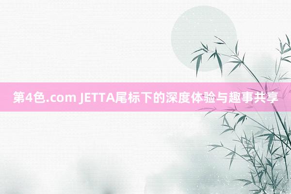 第4色.com JETTA尾标下的深度体验与趣事共享