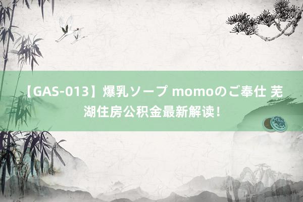 【GAS-013】爆乳ソープ momoのご奉仕 芜湖住房公积金最新解读！