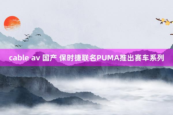 cable av 国产 保时捷联名PUMA推出赛车系列