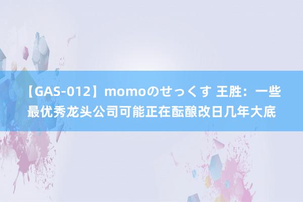 【GAS-012】momoのせっくす 王胜：一些最优秀龙头公司可能正在酝酿改日几年大底