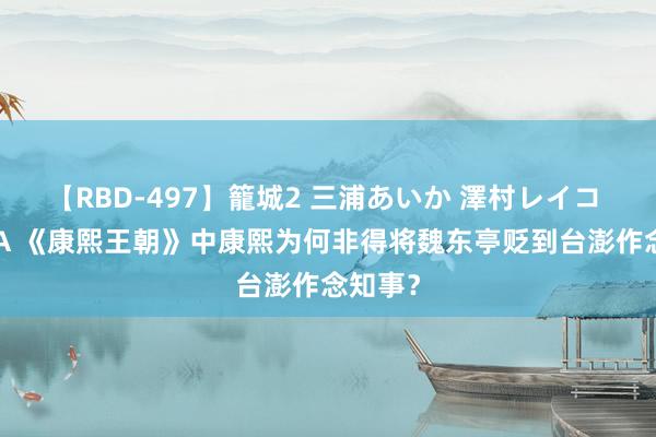 【RBD-497】籠城2 三浦あいか 澤村レイコ ASUKA 《康熙王朝》中康熙为何非得将魏东亭贬到台澎作念知事？